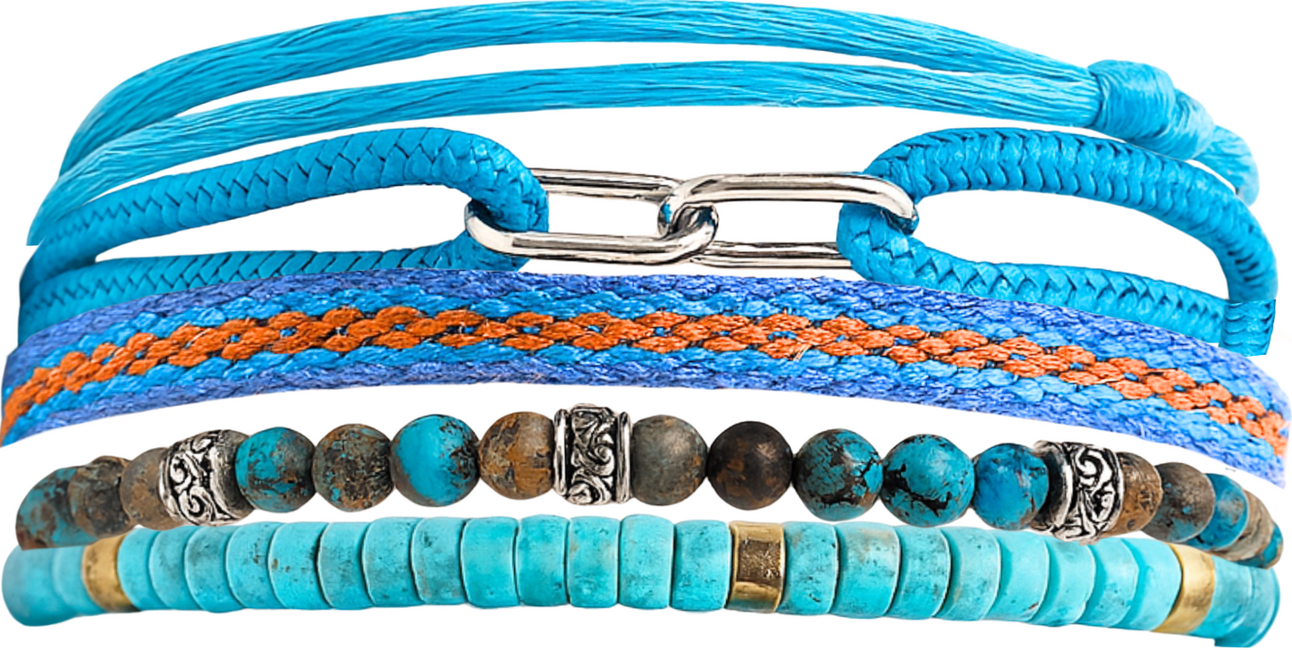 Lucenzo bracelet set